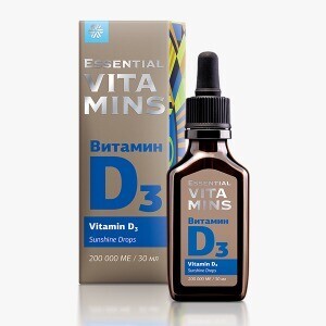 Витамин D3
Essential Vitamins